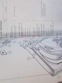 British Leyland Triumph 2000 &amp; 2.5 P.I. Mark 2 Models, &#039;2000&#039; Models Commission No ME1 and Future And &#039;2.5 P.I.&#039; Models Commission No MG1 and Future, Spare Parts