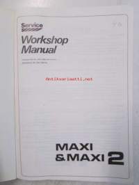 British Leyland Austin Morris Maxi &amp; Maxi 2 (AKD 7255) Workshop Manual - Korjausohjekirja, Katso tarkemmat mallit ja sisällysluettelo kuvista