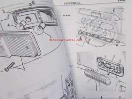 British Leyland Austin Morris Maxi &amp; Maxi 2 (AKD 7255) Workshop Manual - Korjausohjekirja, Katso tarkemmat mallit ja sisällysluettelo kuvista