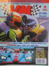 Vauhdin maailma 2001 nr 5 -mm. SM-Rataennakko, F1-MM Brasilia ja Imola, FIA Kuorma-autojen EM-cup, DTM Saksa, Fia 1600 super cup, Ford ja vuosista autourheilua,