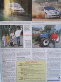 Vauhdin maailma 2001 nr 1 -mm.  F1 ja nuoruus, maailmanmestari Marcus Grönholm, Maailmanmestari MIchael Schumacher, Euroopanmestari Henrik Lundgaard, Artic Lapland