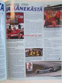 Vauhdin maailma 2001 nr 1 -mm.  F1 ja nuoruus, maailmanmestari Marcus Grönholm, Maailmanmestari MIchael Schumacher, Euroopanmestari Henrik Lundgaard, Artic Lapland