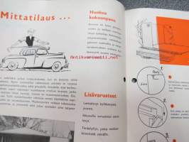 Kasten koottava autotalli -myyntiesite