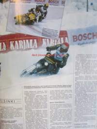 Vauhdin maailma 2001 nr 3 -mm. F1 MM Australia, Ralli-SM Loppi ja Heinola, Ralli-MM Ruotsi, Ralli-SM naiset ja nuoret Suonenjoki ja Kangasala, F-ryhmän cup Virrat,