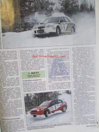 Vauhdin maailma 2001 nr 3 -mm. F1 MM Australia, Ralli-SM Loppi ja Heinola, Ralli-MM Ruotsi, Ralli-SM naiset ja nuoret Suonenjoki ja Kangasala, F-ryhmän cup Virrat,