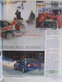Vauhdin maailma 2001 nr 2 -mm. F1 ja raha, Ruotsin MM-rallin katsojaopas, Rallin-SM Arctic lapland rally, Ralli-MM Monte Carlo, Ralli-SM naiset ja nuoret Lahti,