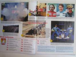 Vauhdin Maailma 2004 F1 kausiopas.Kausi 2004 starttaamassa, Sääntöjen kertausta, F1 sanastoa, F1 teamien halutut työpaikat, F1 sirkuksen näyttämöt, F1