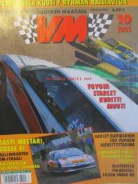 Vauhdin Maailma 2003 nr 10 -mm. Ralli-MM San remo, Ralli-SM Uusikaupunki Riihimäki, Ralli-SM nuoret ja Lady Cup Nokia, F-Cup Isokyrö, Citroen ralli-insinöörit,