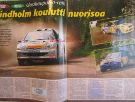 Vauhdin Maailma 2003 nr 10 -mm. Ralli-MM San remo, Ralli-SM Uusikaupunki Riihimäki, Ralli-SM nuoret ja Lady Cup Nokia, F-Cup Isokyrö, Citroen ralli-insinöörit,