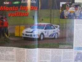 Vauhdin Maailma 2003 nr 10 -mm. Ralli-MM San remo, Ralli-SM Uusikaupunki Riihimäki, Ralli-SM nuoret ja Lady Cup Nokia, F-Cup Isokyrö, Citroen ralli-insinöörit,