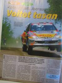 Vauhdin Maailma 2003 nr 7 -mm. Ralli MM Kreikka Kypros, Ralli SM Joensuu, historic rally trophy Iisalmi, Sprint SM Leppävirta, Le Mans 24h, F1-MM Kanada Saksa,