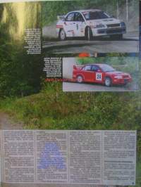 Vauhdin Maailma 2003 nr 7 -mm. Ralli MM Kreikka Kypros, Ralli SM Joensuu, historic rally trophy Iisalmi, Sprint SM Leppävirta, Le Mans 24h, F1-MM Kanada Saksa,