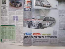Vauhdin Maailma 2003 nr 2 -mm. Puheenaiheena rallicross, F1 2003, F1 autot, VM esittelee Jack Brabham, Merzario Ford A1, Jäärata SM Ylivieska, Ralli MM Monte