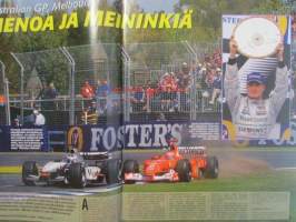 Vauhdin Maailma 2003 nr 4 -mm. Päijänne ajo, Enduro MM espanja ja portugali, jäärata SM konnevesi, geneven autonäyttely, Chevrolet corvette 50 vuotta, American