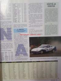 Vauhdin Maailma 2003 nr 8 -mm. Ralli MM Neste ralli, Neste rallin tulossivut, EM historic rally Lahti, ralli SM Tampere, Sprint SM Paltamo, F1 MM Ranska Englanti