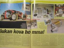 Vauhdin Maailma 2009 nr 4 -mm. Minun autoni Fiat 500 Kari pynnän, uuden ajanlasku alku Juuso pykälistö, Langennut enkeli Ayrton Senna, Ulosajon todelliset syyt