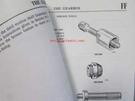 The Riley 4/sixty eight and 4/seventy two Workshop manual (Part No 1031A) - korjaamokäsikirja, katso kuvista tarkemmin