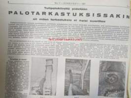 Koneviesti 1967 nr 11 -mm.  Keinokastelu ajankohtainen, Hydrostaattinen voimansiirto kehittyy, Tulipalokiirettä palotarkastuksissakin, KV:n opintokerho