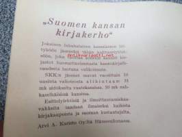 Karisto Oy:n kirjoja 1938 (julkaistuja uutuuksia)