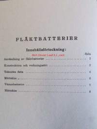 Fläktbatterier - Tuuletuspatterit - Luettelo IT1 no 34