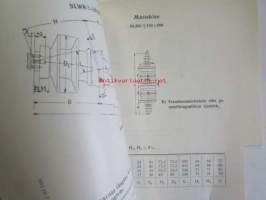 Isolatorer och skenföringsmaterial - markkinointimateriaalia Luettelo II M1 no. 28