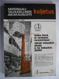 Kuljetus 1972 no. 3  Materiaalitaloudellinen aikakauslehti