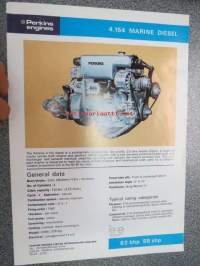 Perkins 4.154 Marine Diesel merimoottori -myyntiesite