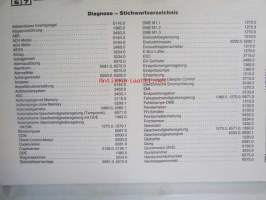 BMW Prüfanleitung Fahrzeugelektrik / -elektronik, Baureihe 5 - E 34 und Baureihe 7 - E 32 ab Modelljahr &#039;88 Diagnose I-II (osittain Suomenkielinen) - BMW Sähkö