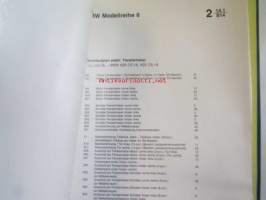 BMW Allgemeine Fahrzeugelektrik, ab Modelle 1985, Schaltoäne Modelreihe 6 kaasuttimen kaavioita, Katso kuvasta tarkemmat malli ja sisällystiedot.