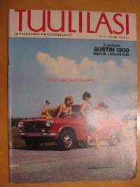 Tuulilasi 1968 / 10 sis mm.Katsokaa hampaita kun ostatte auton.Onko teilläkin Mercedes kompleksi ?.Vanhan Mossen kauneusleikkaus.Pauli Toivonen..Testissä Daf