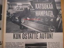 Tuulilasi 1968 / 10 sis mm.Katsokaa hampaita kun ostatte auton.Onko teilläkin Mercedes kompleksi ?.Vanhan Mossen kauneusleikkaus.Pauli Toivonen..Testissä Daf