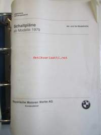BMW Schältpläne, ab 1979 Models, Sähkökaavioita, Katso kuvasta tarkemmat malli ja sisällystiedot.