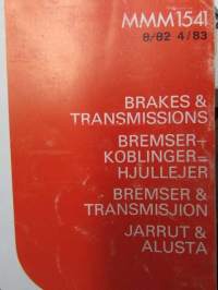 Unipart Parts and Accessories Catalogue MMM 1540 vuosilta 1983-84 - Varaosa- ja tarvikeluettelo MMM 1540, Sisältää 7 eri luetteleoa  MMM 1541, MMM 1510, MMM