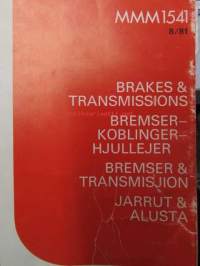 Unipart Parts and Accessories Catalogue MMM 1540 vuodelta 1981 - Varaosa- ja tarvikeluettelo MMM 1540, Sisältää 7 eri luetteleoa  MMM 1541, MMM 1542, MMM 1543,