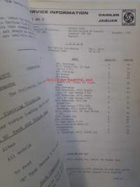 British Leyland Jaguar Parts Technical information 1974 Volume J1 - teknisiä tietoja, Katso kuvista tarkemmin sisällys