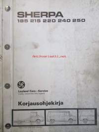 Leyland Sherpa 185, 215, 220, 240, 250 (AKM 3509) - Korjausohjekirja, Katso sisällysluettelo kuvista tarkemmin