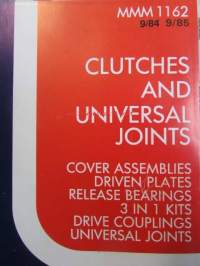 Unipart Parts and Accessories Catalogue MMM 1100 vuosilta 1984-85 - Varaosa- ja tarvikeluettelo MMM 1100, Sisältää 6 eri luetteleoa  MMM 1160, MMM 1161, MMM