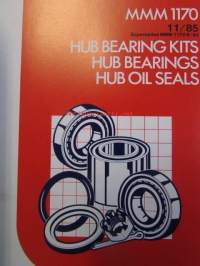 Unipart Parts and Accessories Catalogue MMM 1100 vuosilta 1984-85 - Varaosa- ja tarvikeluettelo MMM 1100, Sisältää 6 eri luetteleoa  MMM 1160, MMM 1161, MMM