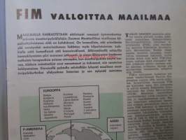 Moottoriurheilu 1964 nr 12 -mm. He päättävät SML:n asioista vuonna -65, Hallitus esitti ja voitti: vaihdoksia puhemiehistössä, FIM