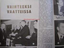 Moottoriurheilu 1964 nr 12 -mm. He päättävät SML:n asioista vuonna -65, Hallitus esitti ja voitti: vaihdoksia puhemiehistössä, FIM