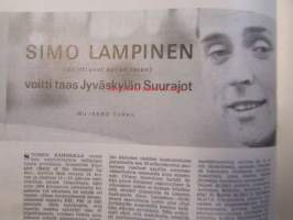 Moottoriurheilu 1964 nr 9 -mm. Maailmanmestarit valloittivat Imatran - Imatra valloitti maailmanmestarit, Hieman kovista pojista, Varikolla luisti lujasti juttu,