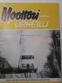 Moottoriurheilu 1964 nr 6-7 -mm. Esikoe takana ja tulikoe edessä, Suomi Pohjolan paras, Reijo Koski kovin kuski urheilukoneilla, Taistelu SM-pisteistä loi hengen,