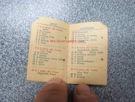 Fick kalender 1934 -minikokoinen taskukalenteri