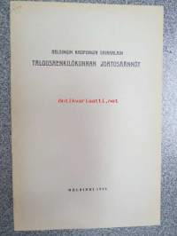 Helsingin kaupungin sairaalain taloushenkilökunnan johtosääntö 1928