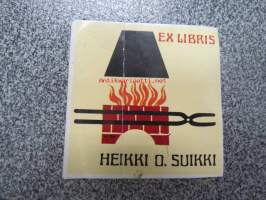 Ex Libris Heikki O. Suikki -kirjanomistajamerkki