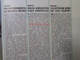 Moottoriurheilu 1964 nr 5 sis. mm. seur. artikkelit / kuvat / mainokset: Loistava alku jalanlaahajilla, Maajoukue antoi eteen neljä pinnaa - HMMK saavutti