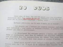 Accordeon Diatonique  20 Duos solfege tablature -20 haitariduettoa, nuotit