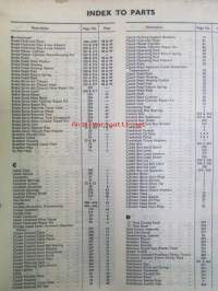 Jaguar 2.4 litre Mark 2 Model  SPare Parts Catalogue Engine numbers BG.1001 Onwards / BH.1001 Onwards - Varaosaluettelo, Katso tarkemmat mallit ja sisällysluettelo