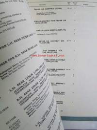 Jaguar 2.4 litre Mark 2 Model  SPare Parts Catalogue Engine numbers BG.1001 Onwards / BH.1001 Onwards - Varaosaluettelo, Katso tarkemmat mallit ja sisällysluettelo