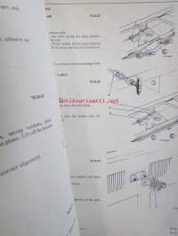 British Leyland Triumph Dolomite, Repair Operation manual Part no. 545206 - Korjausohjekirja, Katso tarkemmat mallit ja sisällysluettelo kuvista